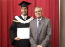 Brian at Convocation with His Dad