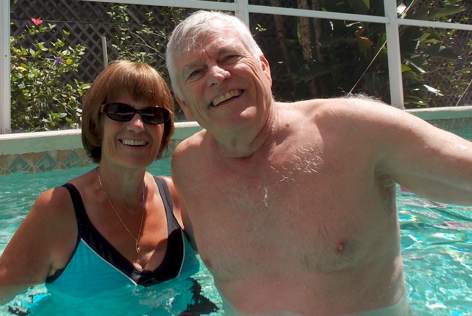 Relaxing in the Pool