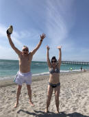 Katie and Jim on Beach