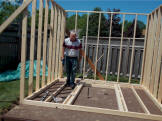 Here I am Beginning the Framing